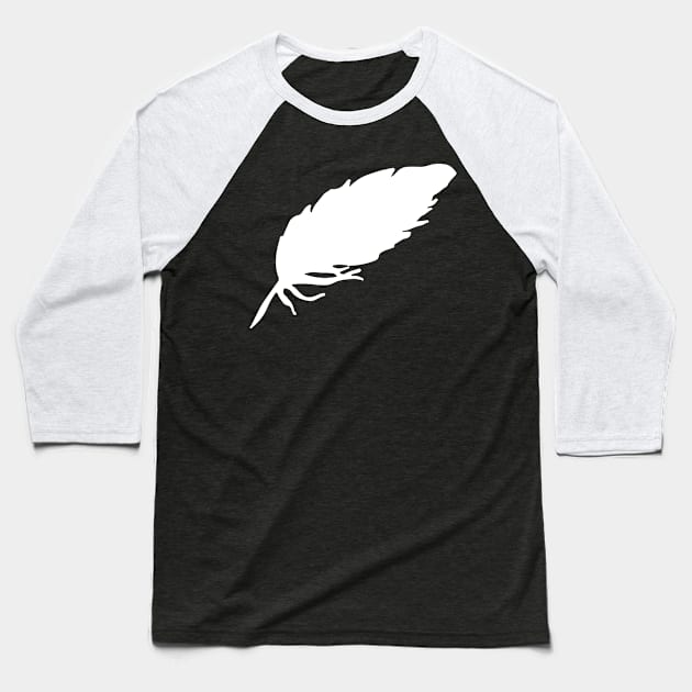 Feather Silhouette Baseball T-Shirt by ShirtyLife